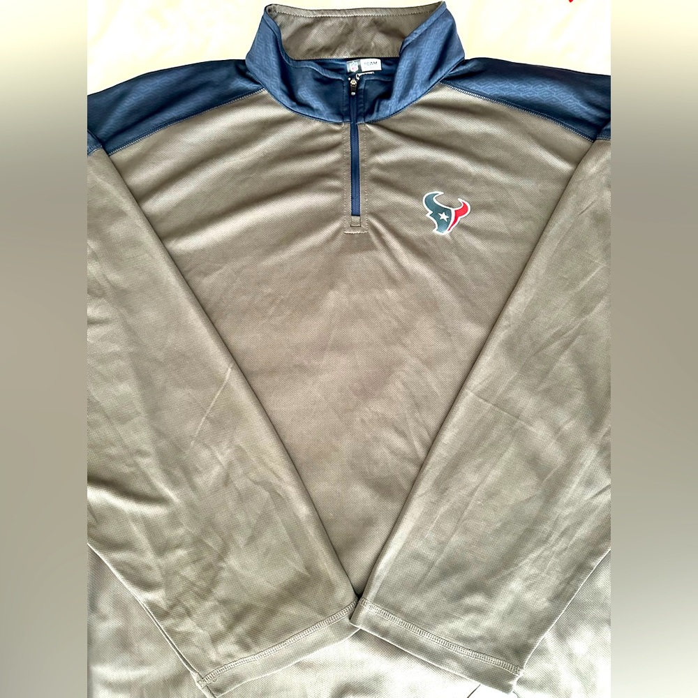 NFL TEXANS LONG SLEEVE ZIP